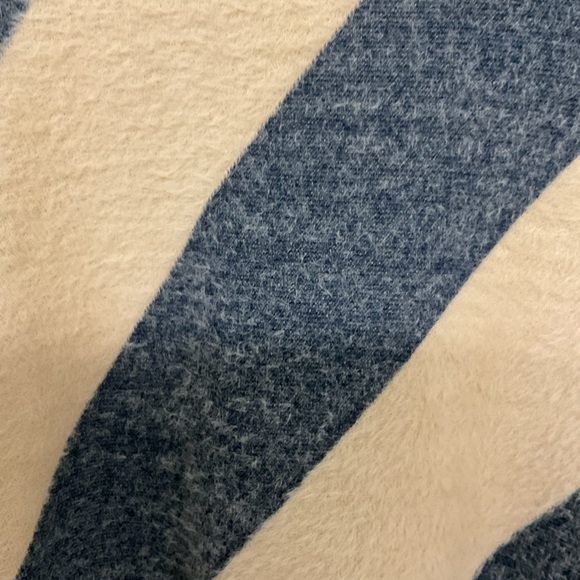 Maeve Diagonal Stripe Sweater in Black and Cream XXS - Picture 7 of 9